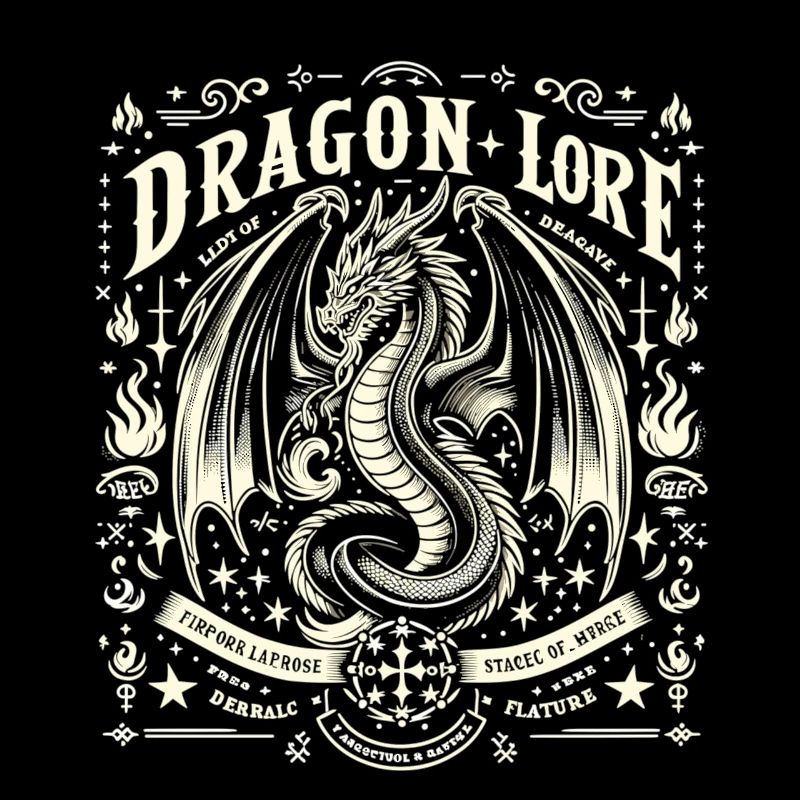 Mythical Fire Dragon