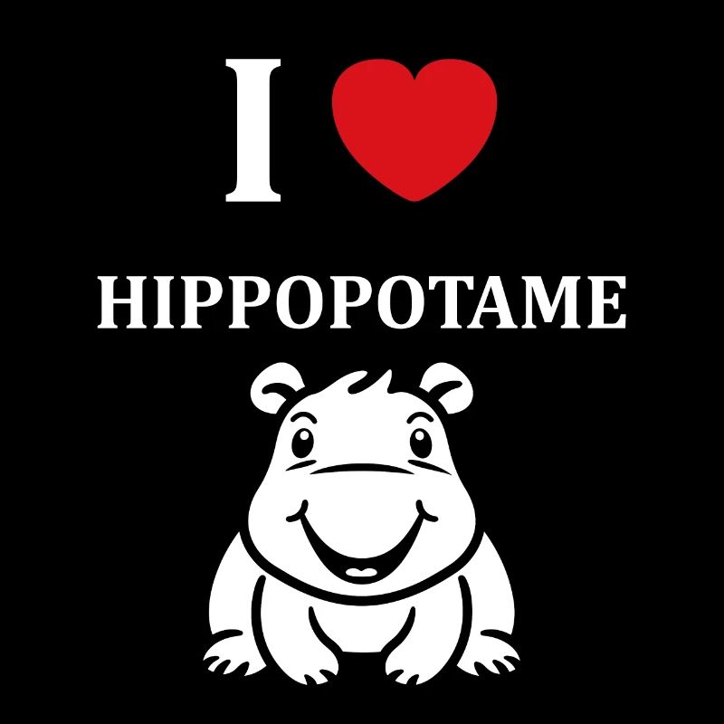 amour petit hippopotame