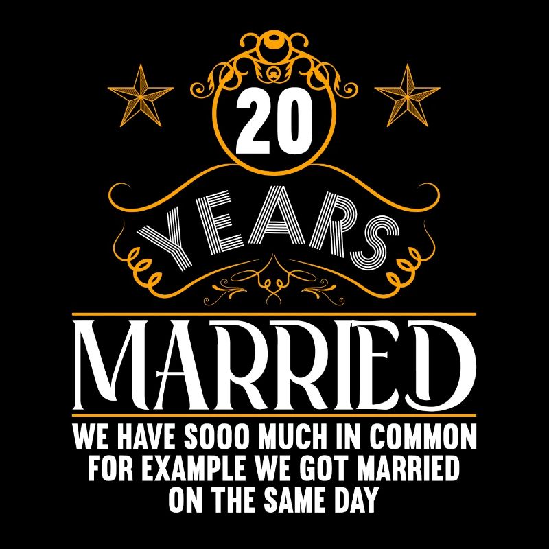 Nous avons beaucoup en commun 20e anniversaire de mariage