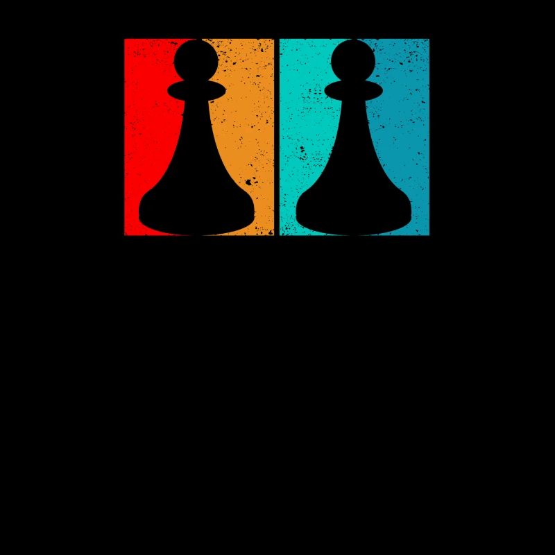 Chess Chess Pieces Pawn Player Retro Vintage