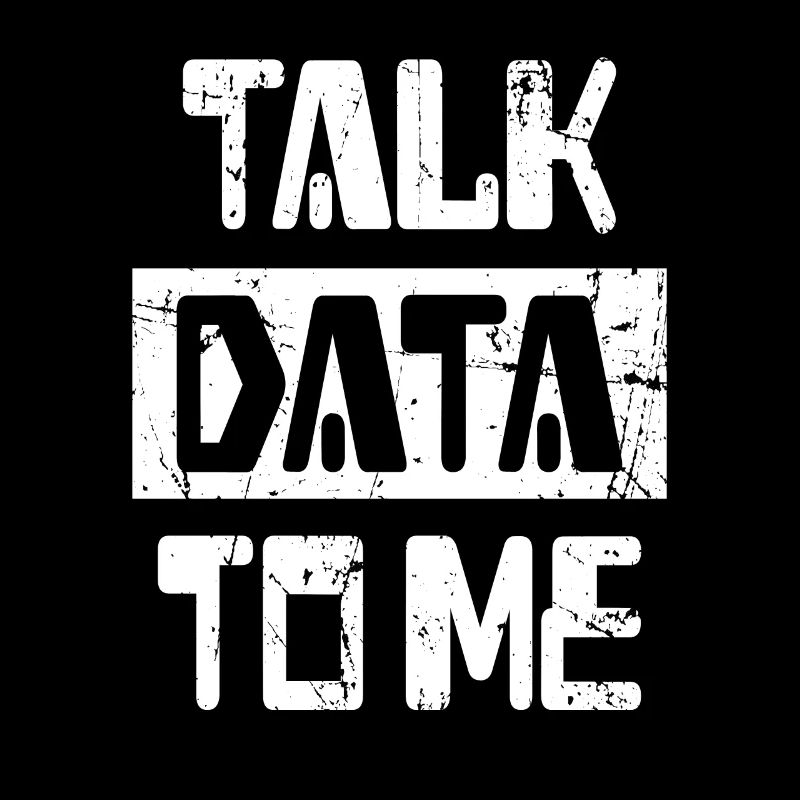 Sprechen Sie mit mir über Daten IT-Datenwissenschaftler Geschenk