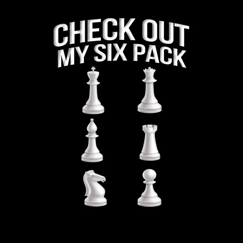 Jetez un coup d’œil à mon joueur d’échecs drôle de pack de six