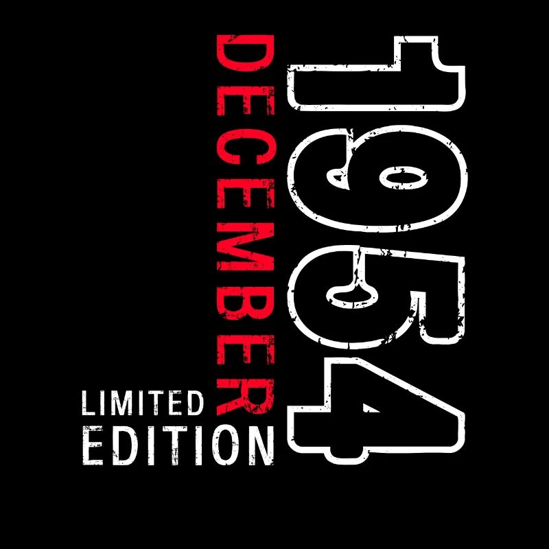 69e anniversaire Original Décembre Né 1954