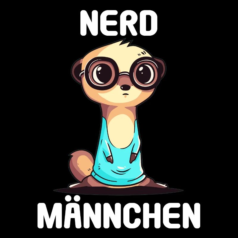 Nerdmännchen Junge Jungen Erdmännchen Nerdy Nerd