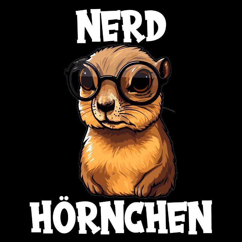 Nerdhörnchen Junge Jungen Erdhörnchen Nerdy Nerd
