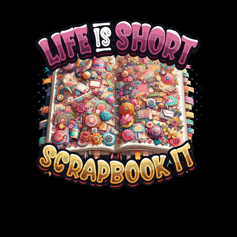 Mädchen Scrapbooking Enthusiast Scrapbook