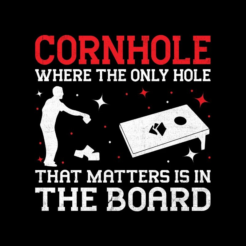 Cornhole Spieler Cornhole Sport Lustig Cornhole Be
