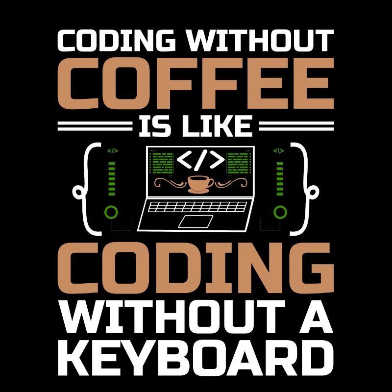 Kaffee-Codierung Programmierer Programmierer Entwickler Nerd Coff