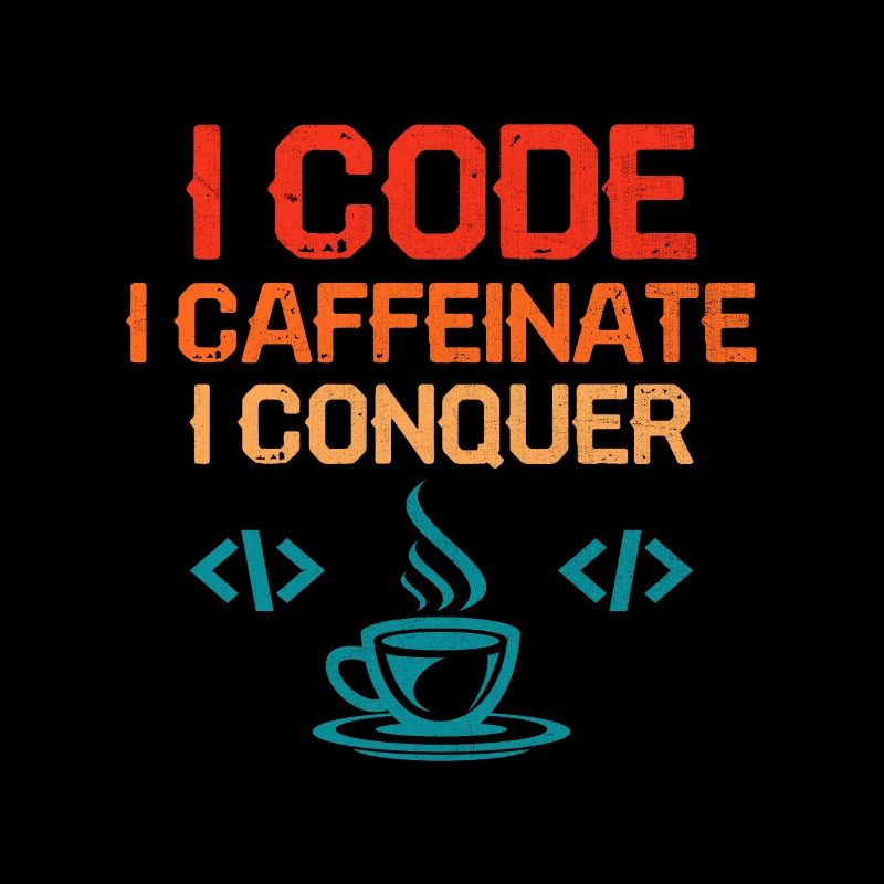 Kaffee-Codierung Programmierer Programmierer Entwickler Nerd Coff