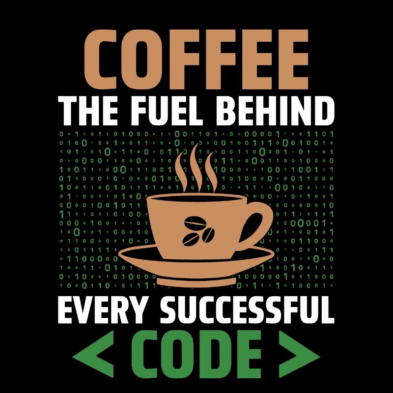 Kaffee-Codierung Programmierer Programmierer Entwickler Nerd Coff