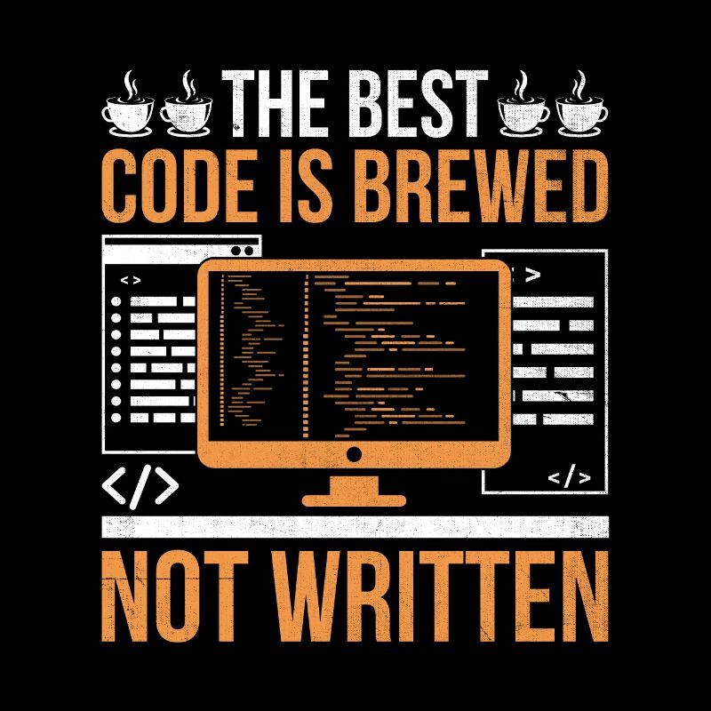 Kaffee-Codierung Programmierer Programmierer Entwickler Nerd Coff