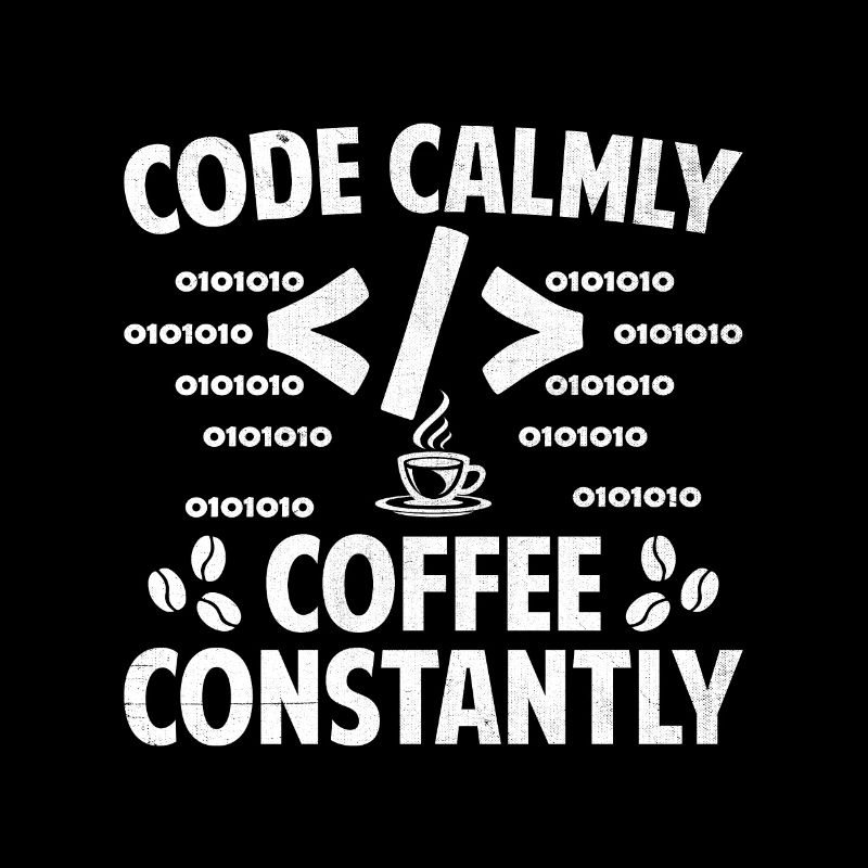 Kaffee-Codierung Programmierer Programmierer Entwickler Nerd Coff