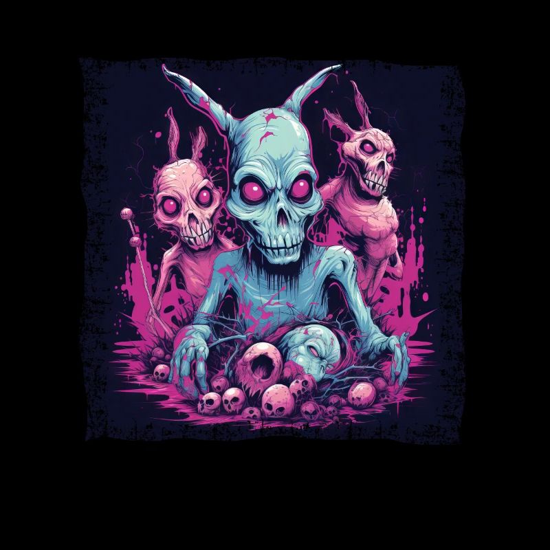 Célébration de Pâques Bunny Zombie