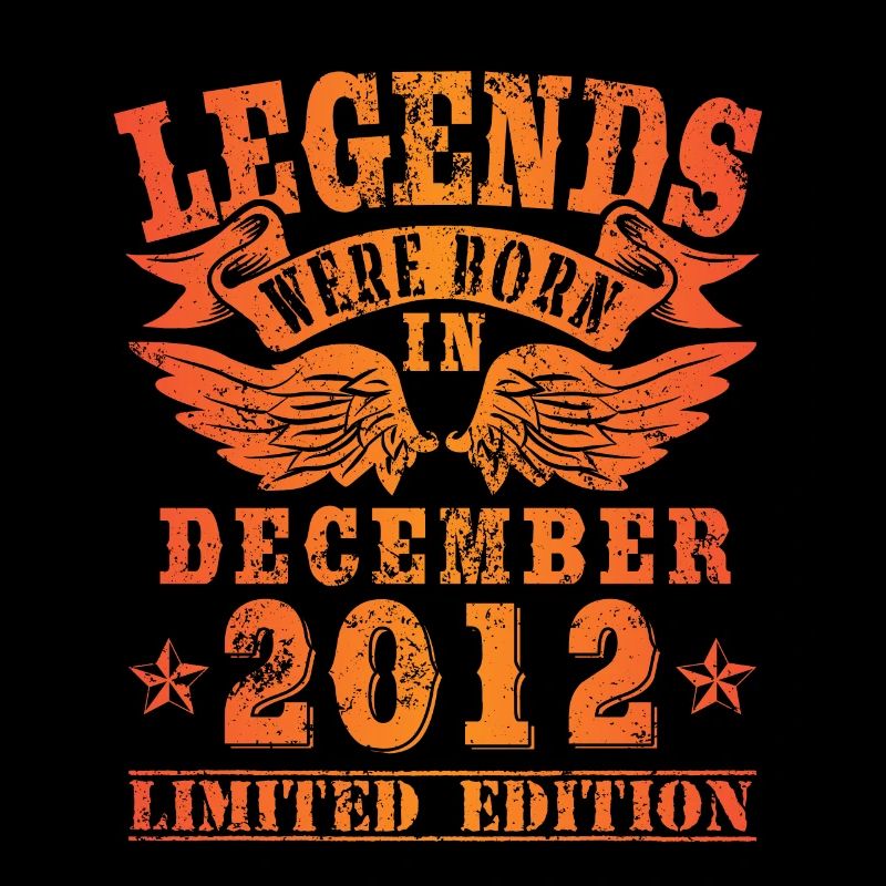 Legends sont nés en Décembre 2012 Anniversaire