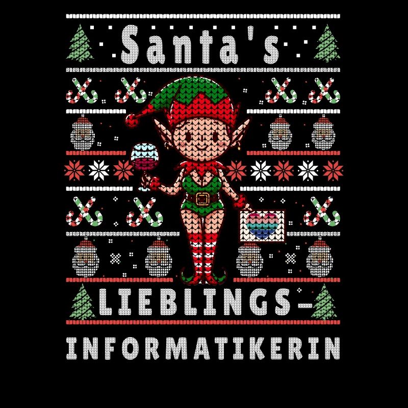 Ugly Christmas SANTA'S FAVORITE COMPUTER SCIENTIST