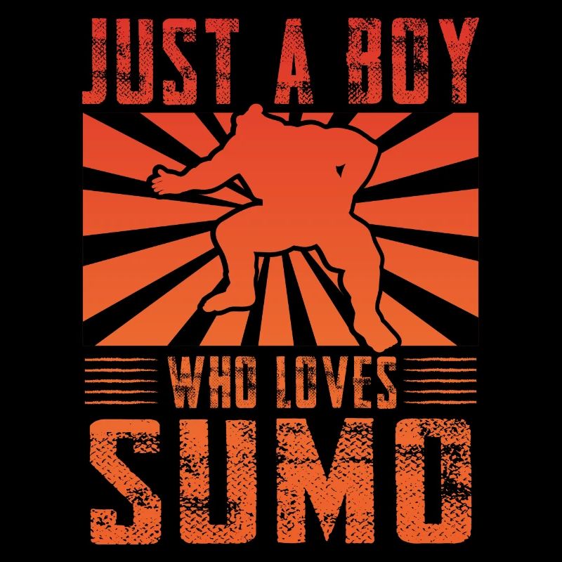 Nur ein Junge, der Sumo liebt