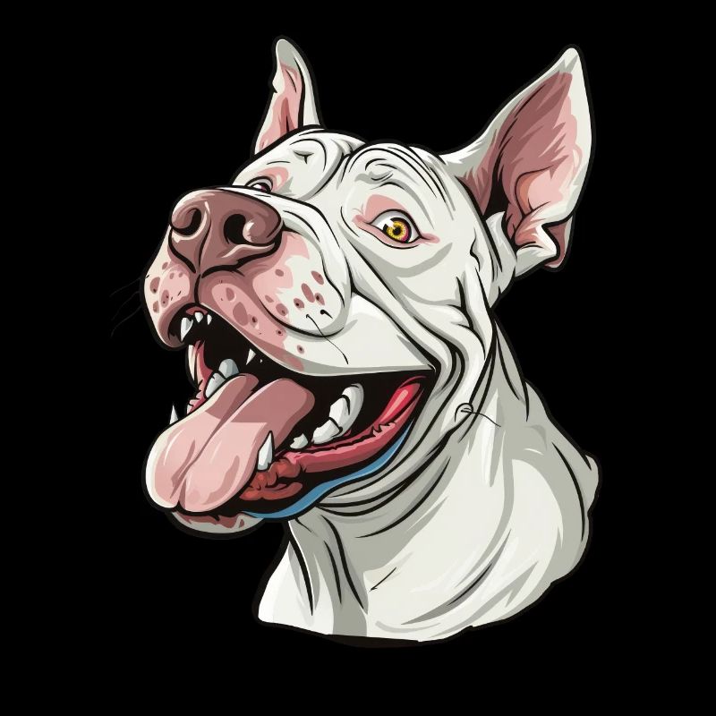 Dogue d’Argentine | Illustration de dessin animé