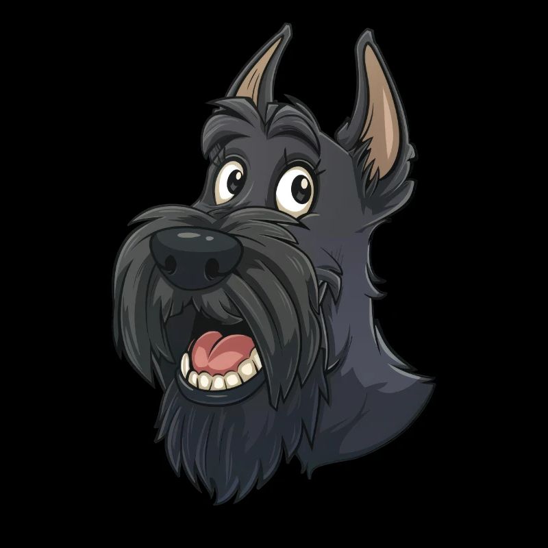 Terrier écossais | Illustration de dessin animé