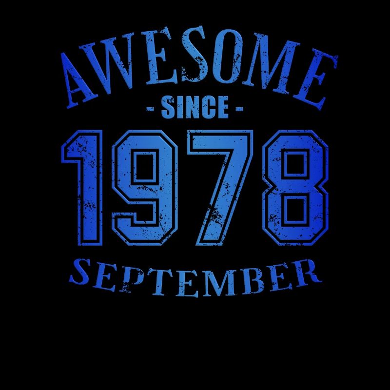 September 1978 - Birthday in September Awesome