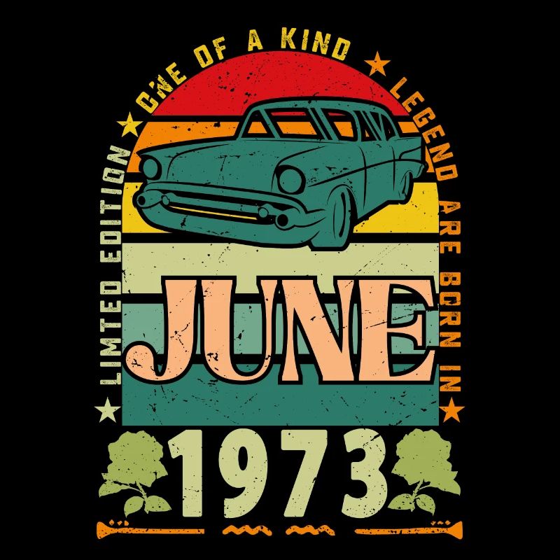 Juni 1973 Geburtstagsgeschenk. Juni 1973 Juni 1973