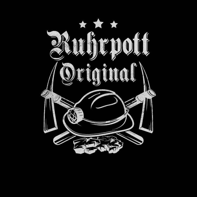 Geburtstag Ruhrpott Original Hacke Helm