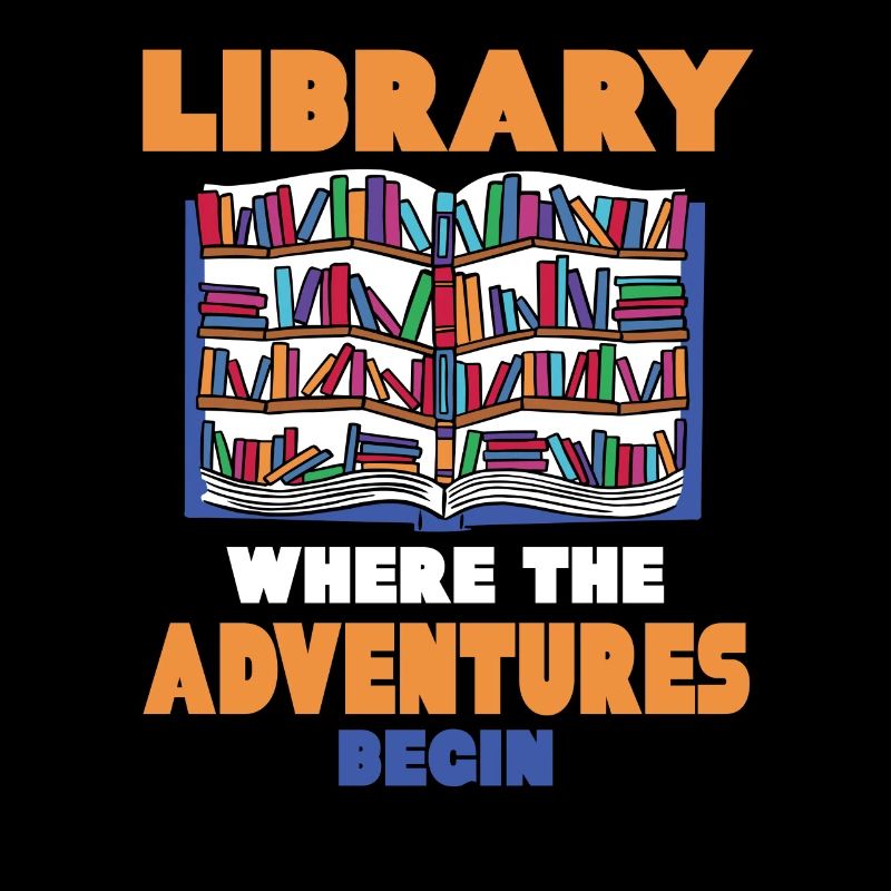 Bibliothèque Là où les aventures commencent - Coloré