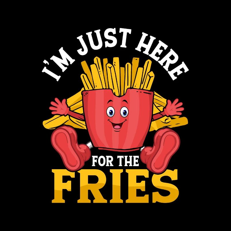 Frites sur tout : juste là pour le croquant
