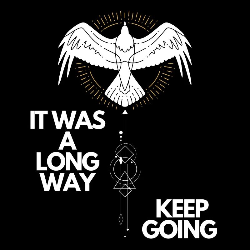 Keep going Nordisches Motivations Design