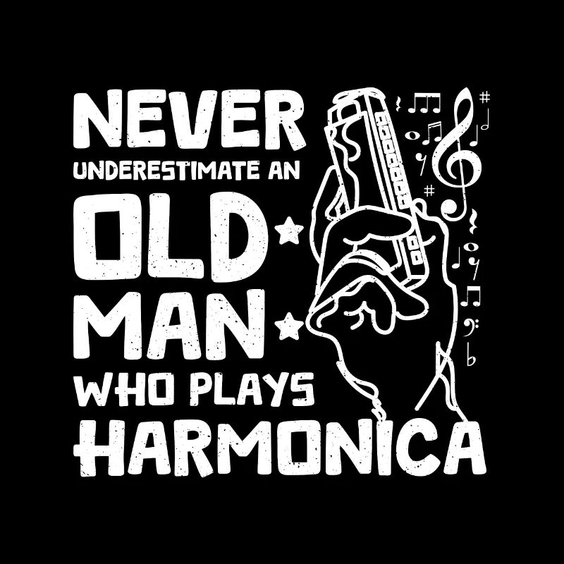 Never underestimate an old man who plays harmonica