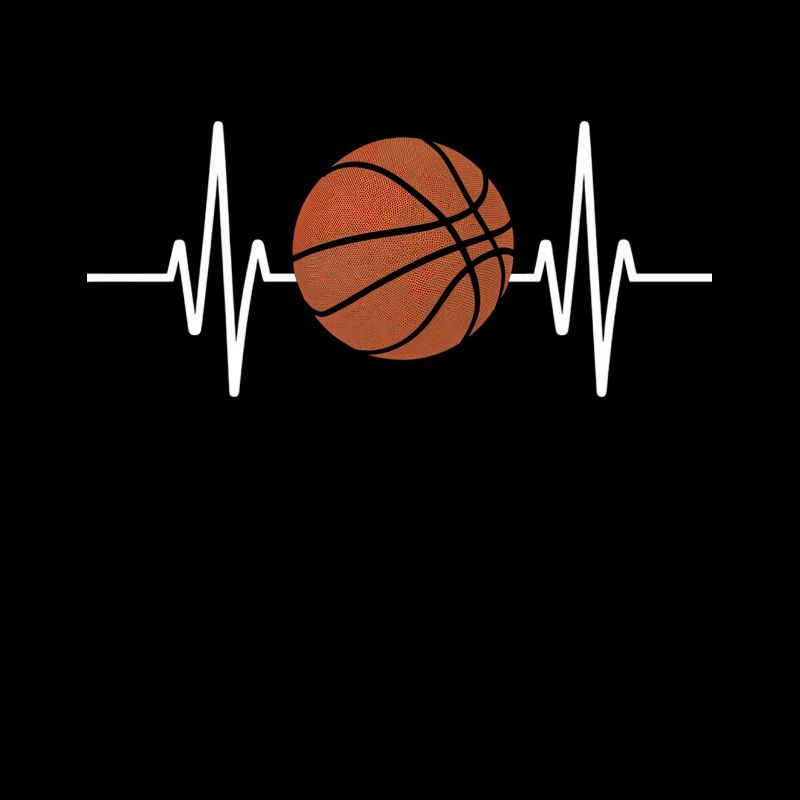 Conception de battement de cœur de basket-ball