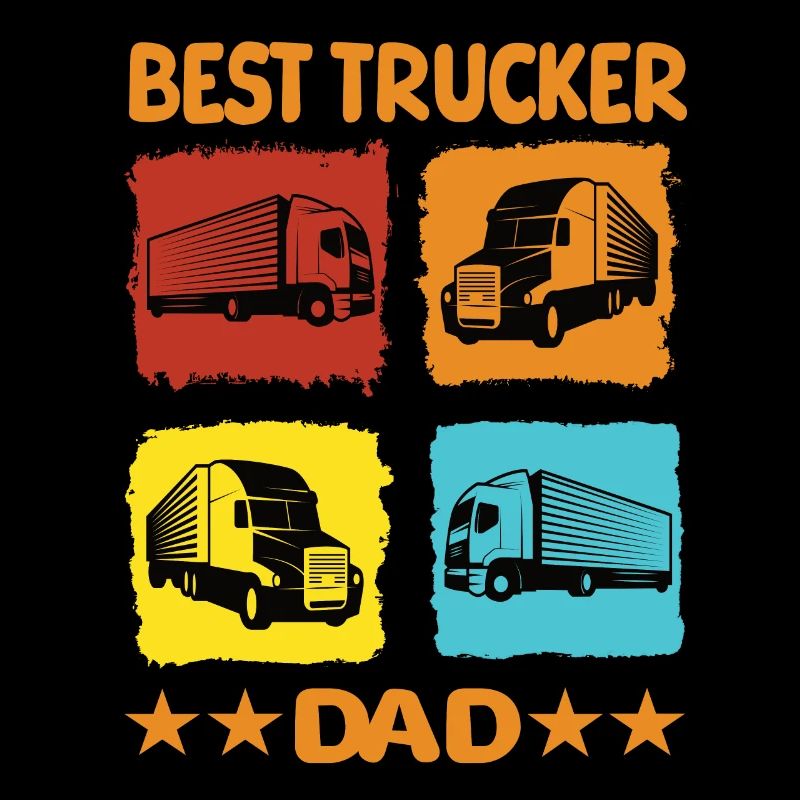 Best Trucker Dad