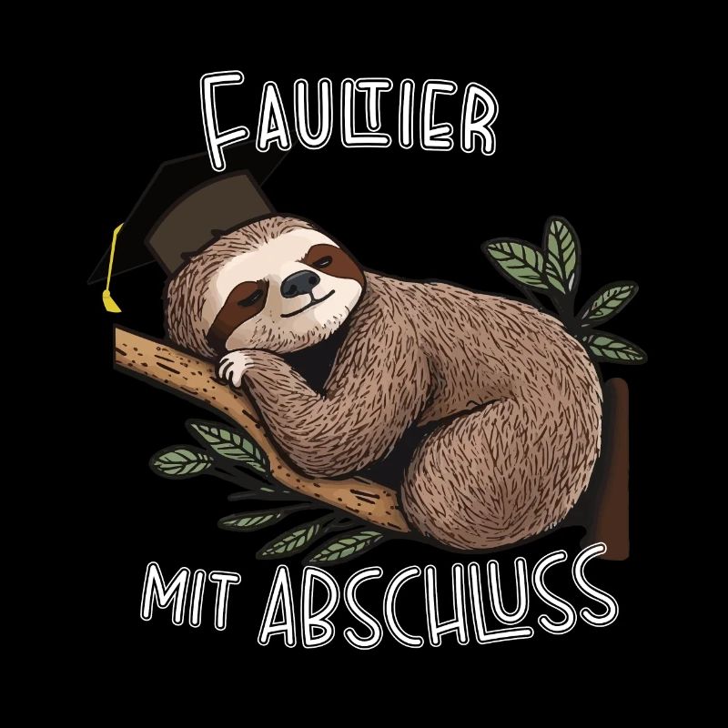 Faultier mit Abschluss