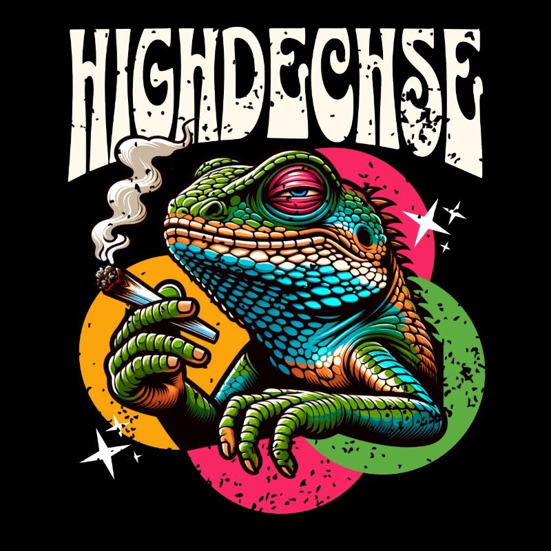 Highdechse Eidechse Reptilien