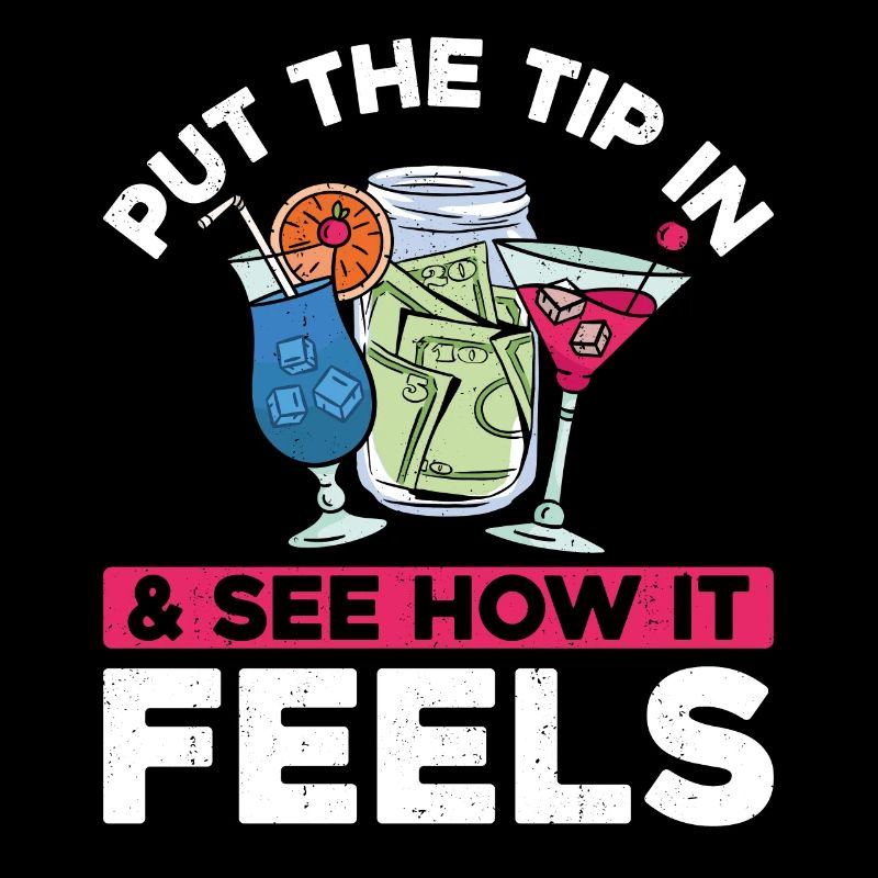 Bartender Mixologist Put The Tip