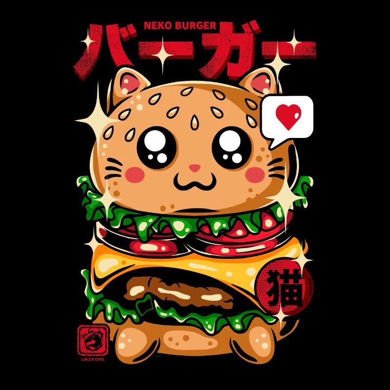 Japan Hamburger Cat Neko