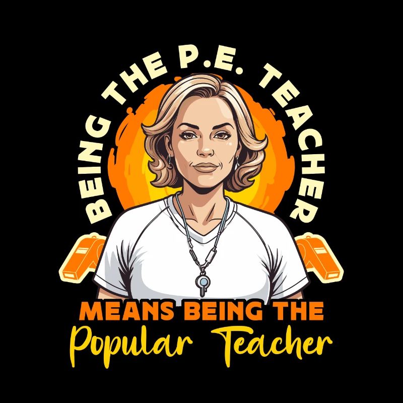 P.E Instructor Being The P.E Teacher Gym Coach