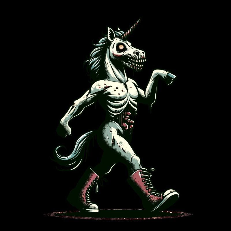 Zombie Unicorn Undead Mystical Creature