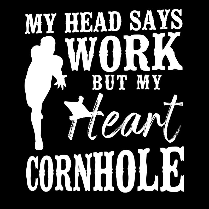 Joueur de sac de haricots de l’équipe Cornhole