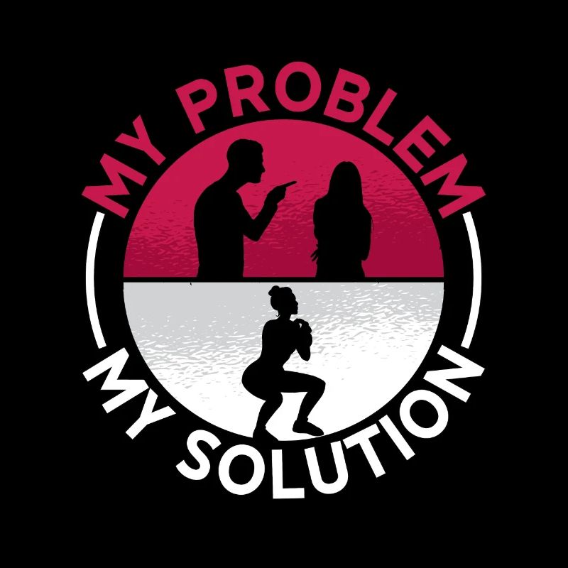 Health Coach My Problem My Solution Pictogram Mom