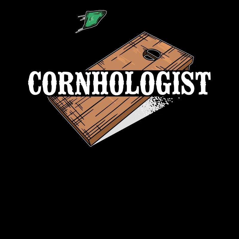 Joueur de sac de haricots de l’équipe Cornhole
