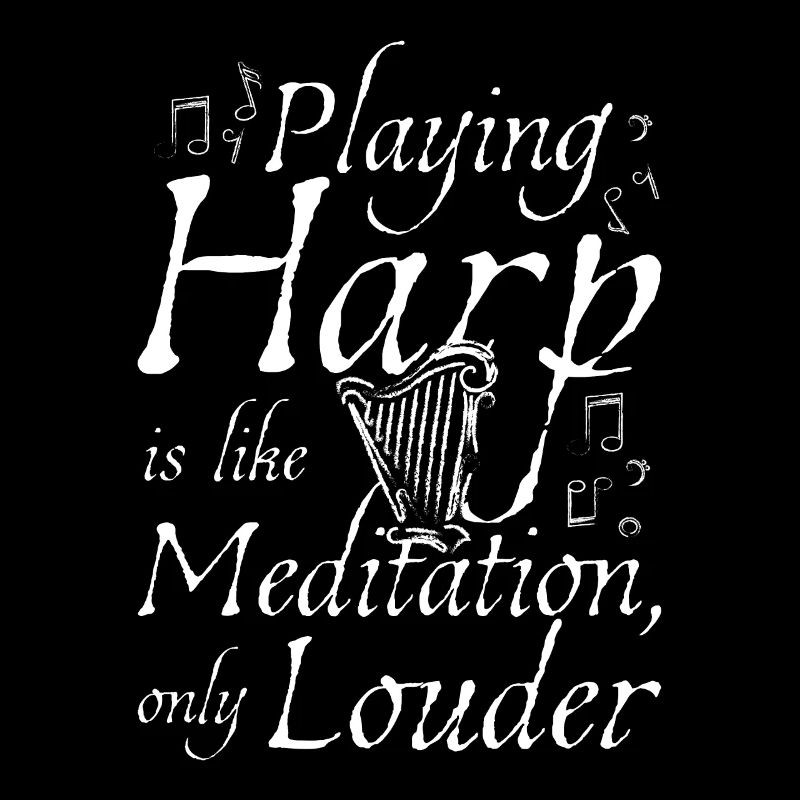 Jouer de la harpe, c’est comme la méditation, mais en plus fort