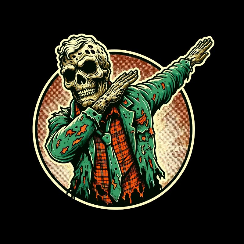 Dabbender Zombie Lustiges Dabbing Design