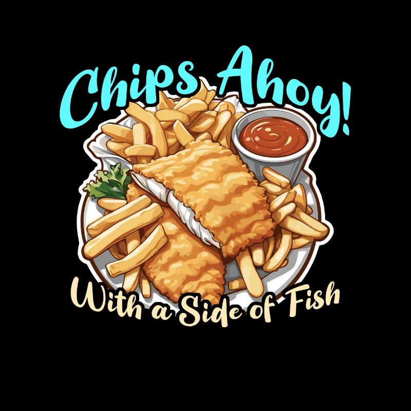 Fish and Chips Chips Ahoy Avec Une Cuisine Britannique