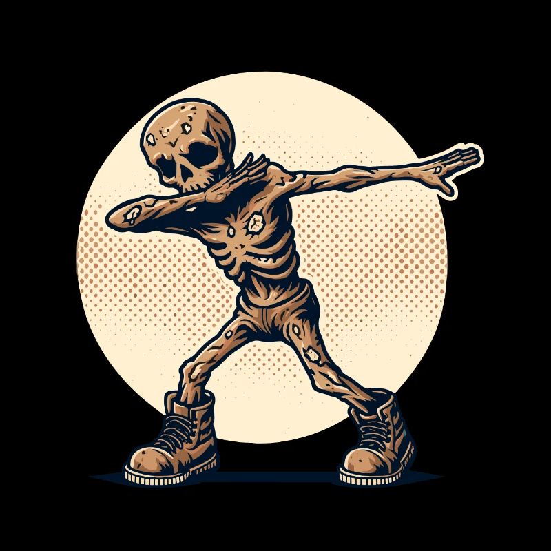 Dabbender Zombie Lustiges Dabbing Design