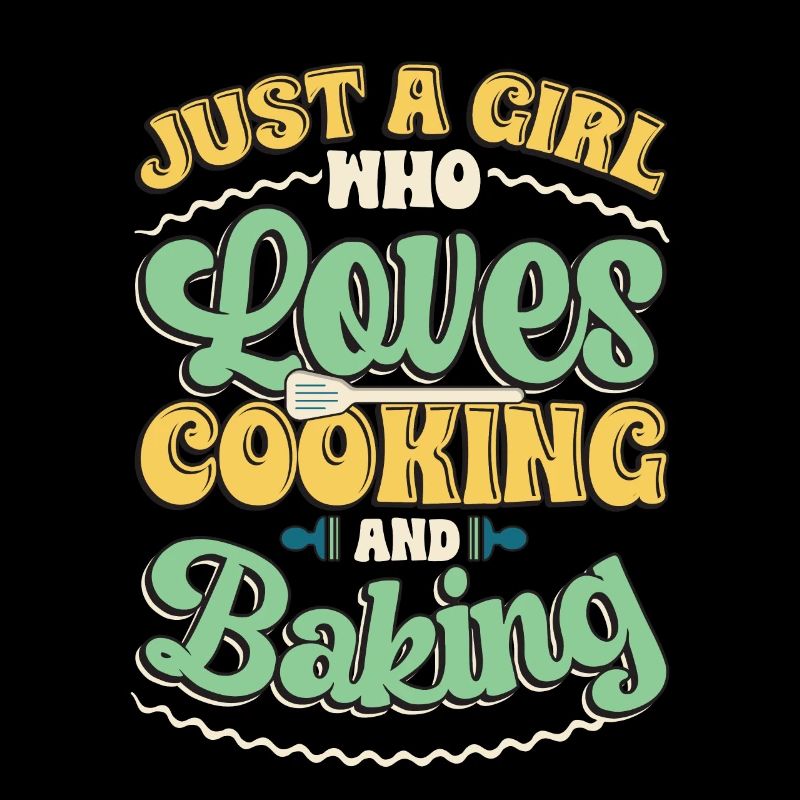 Ein Mädchen Das Kochen Und Backen Liebt