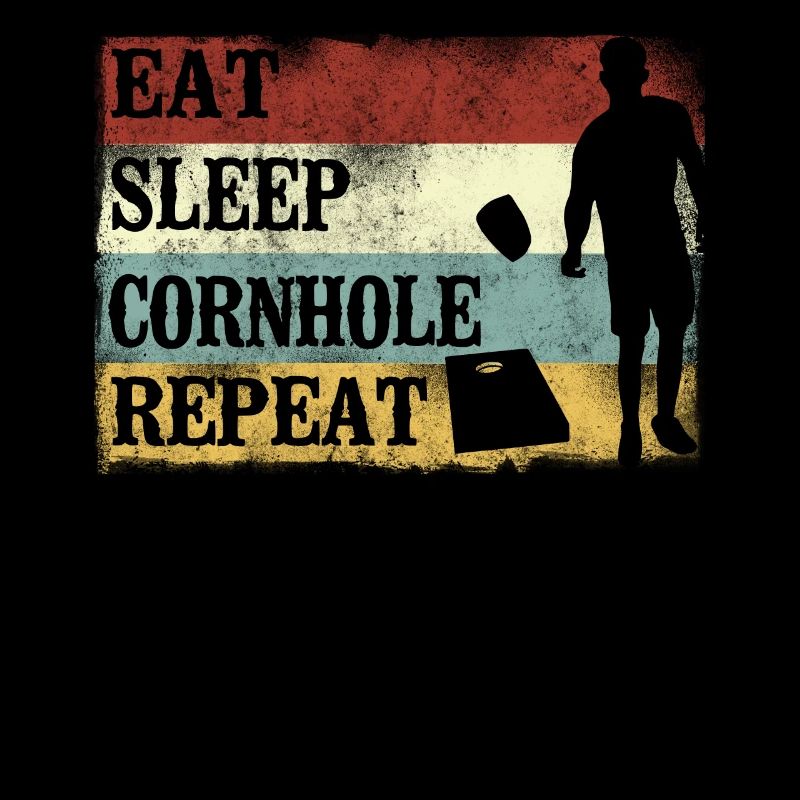 Joueur de sac de haricots de l’équipe Cornhole
