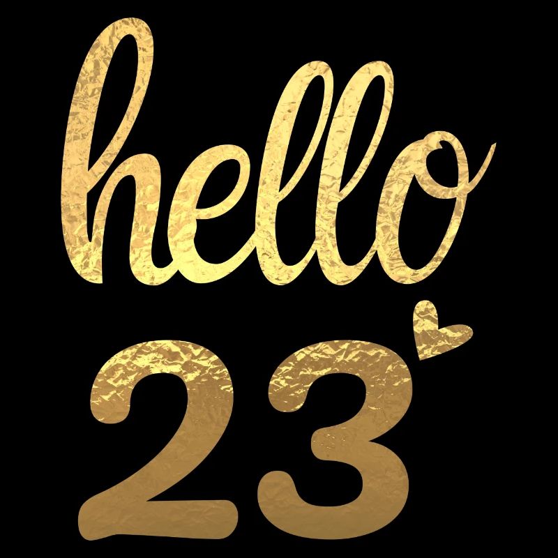 Hello 23 doré