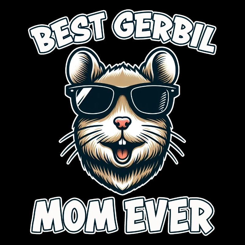 Gerbil Saying Gerbil Mom Funny Gerbil Gift
