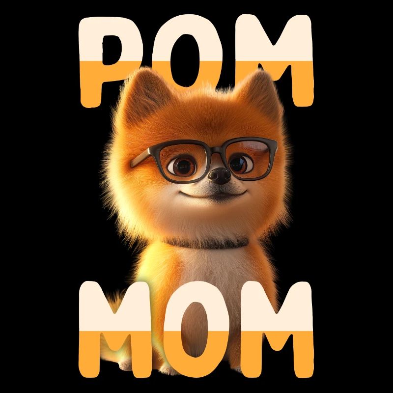 Pom Mom Zwergspitz Mommy Spitz Mama Muttertag Mom