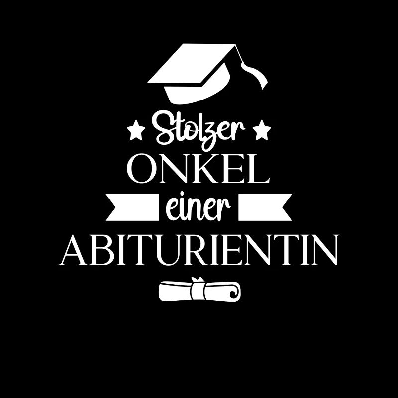 Stolzer Onkel einer Abiturientin Abi Abitur